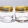 Cốc pha lê ideal khảm vàng B198K